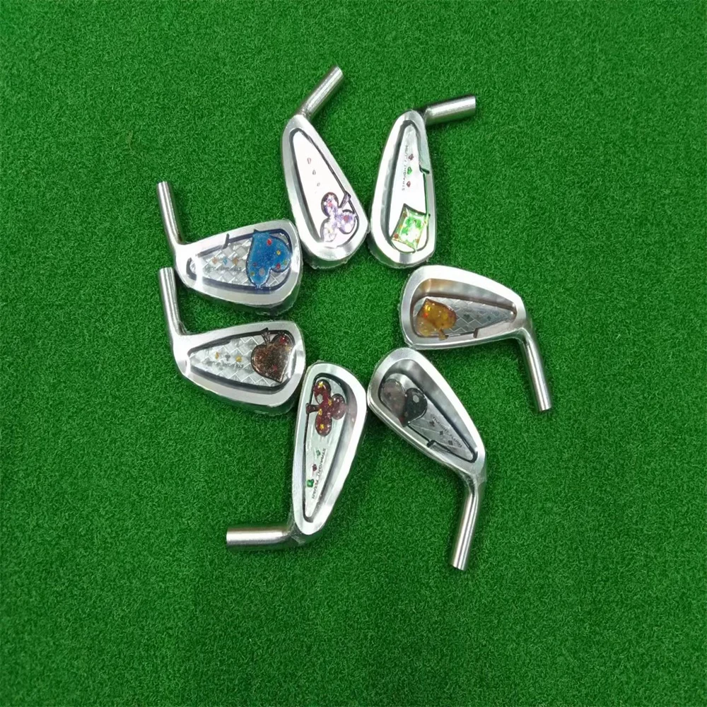 

2023 New Golf club silver poker irons Golf Clubs Forged Soft poker Forged Iron Set (4 5 6 7 8 9 P) steel or Graphite shaft