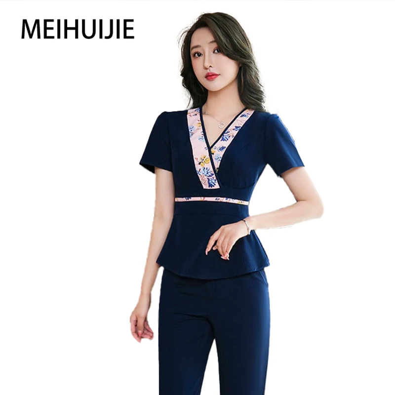 Women Hotel Uniform for Beauty Salon Sauna Foot Bath Beautician Clothing Massage Clothing Beauty Salon Work Clothes Spa Uniform
Women Hotel Uniform for Beauty Salon Sauna Foot Bath Beautician Clothing Massage Clothing Beauty Salon Work Clothes Spa Uniform