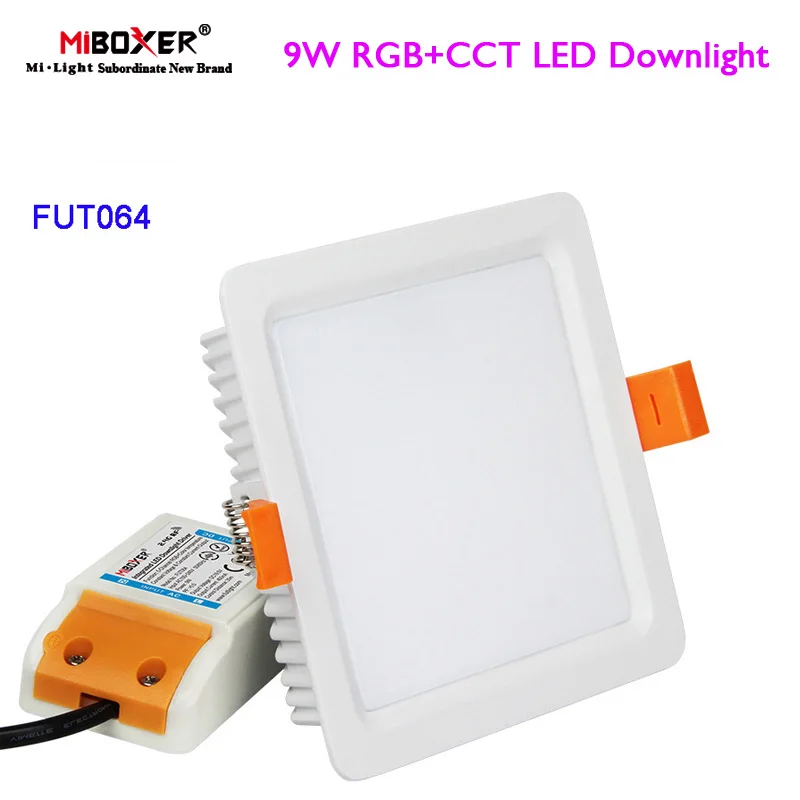 

Квадратный светильник Miboxer FUT064, 9 Вт, цветовая температура, цветовая температура 110, внутренний панельный светильник, мощность 220 ГГц, дистанционное управление/приложение/Голосовое управление