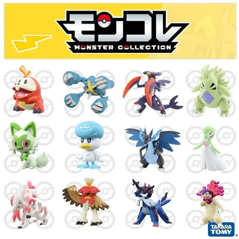 

Takara Tomy Nintendo Pokemon TOMICA Pocket Monster Pokemon Hand Model Doll MS Resin Anime Figure Toys for Children Collectibles