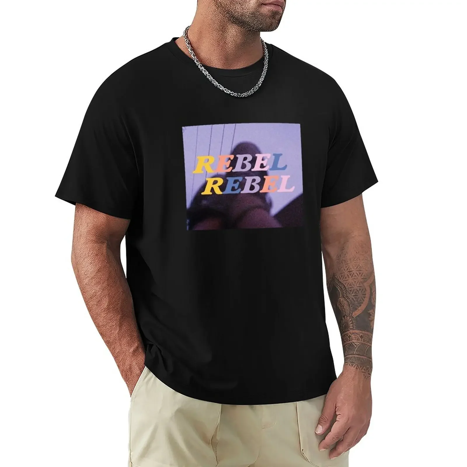 

Rebel футболка повстанца быстросохнущая Футболка с принтом животных для мальчиков, милая одежда для мальчика, Мужская футболка