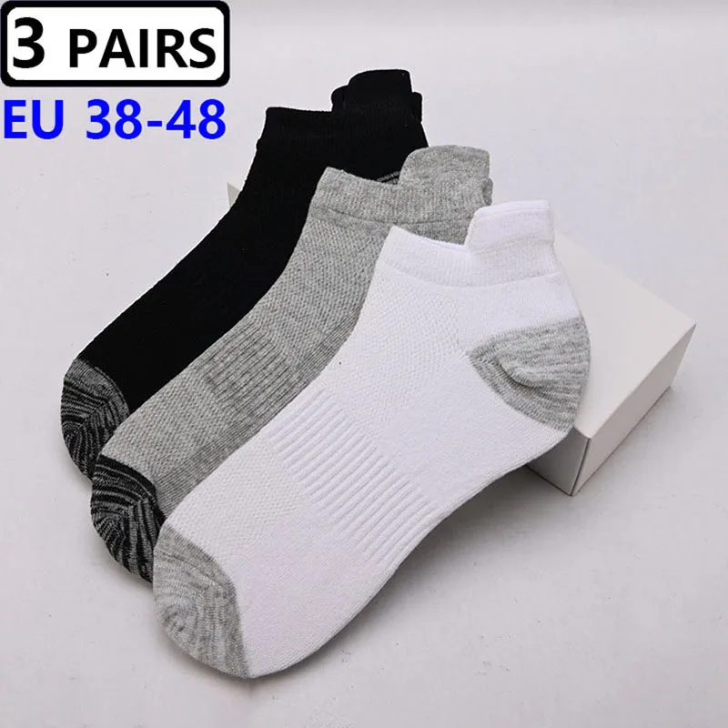 Size EUR44-48 Mens 3 Pairs Ankle Socks Large Feet Athletic Cotton Sports Socks Breathable Low Cut Fashion Mesh Casual Short Sock
Size EUR44-48 Mens 3 Pairs Ankle Socks Large Feet Athletic Cotton Sports Socks Breathable Low Cut Fashion Mesh Casual Short Sock