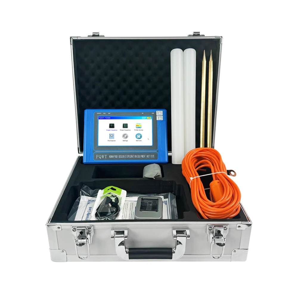 PQWT TC150 Underground Water Detector 150m Water Search Detection Machine Long Range Auto Mapping Detector
PQWT TC150 Underground Water Detector 150m Water Search Detection Machine Long Range Auto Mapping Detector