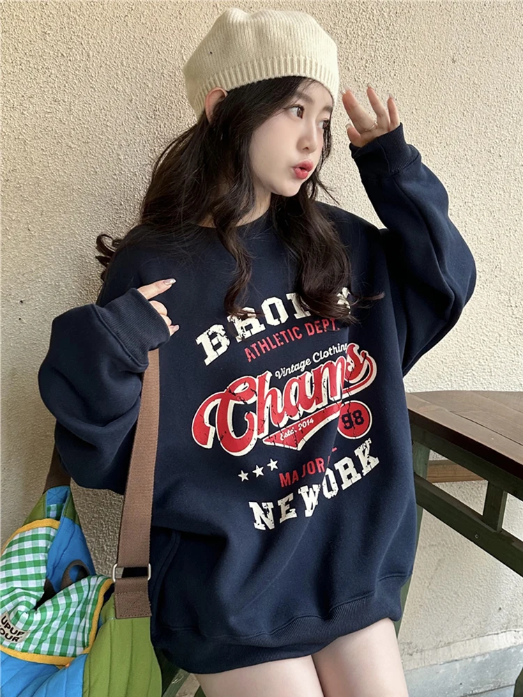 Casual Ins Letter Print Loose Sweatshirt Women's Sweatshirts Japanese Harajuku Vintage Female Korean Cute Clothing For Women
Casual Ins Letter Print Loose Sweatshirt Women's Sweatshirts Japanese Harajuku Vintage Female Korean Cute Clothing For Women