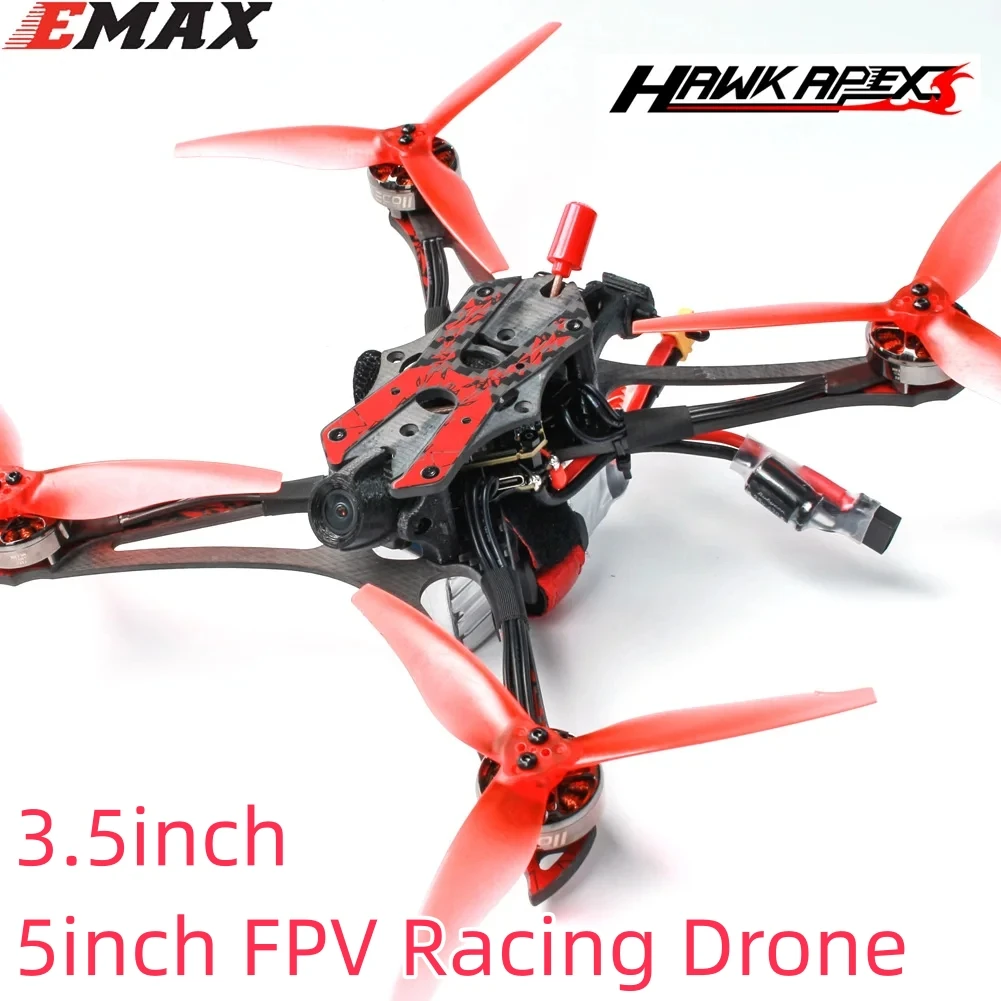 

EMAX Hawk Apex 3.5-5 Inch 4S 6S FPV Quadcopter BNF/PNP Runcam Nano HDZero 720p Camera Adult Racing Drone