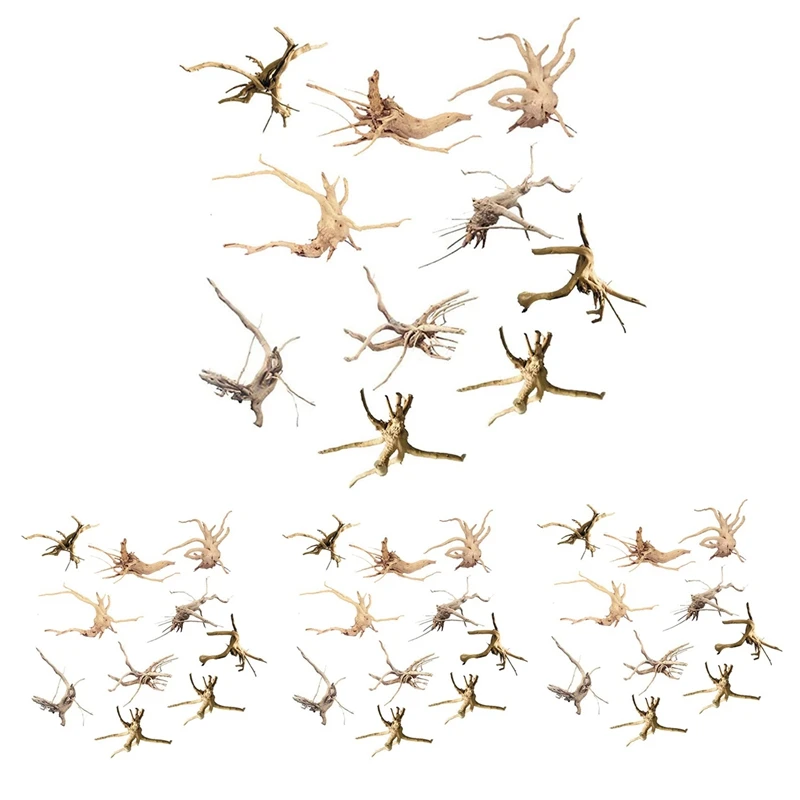 Mini Driftwood For Aquarium Natural Wood Branches Fish Tank Decorations Reptiles Tree Trunk Driftwood Assorted(40 Pack)
Mini Driftwood For Aquarium Natural Wood Branches Fish Tank Decorations Reptiles Tree Trunk Driftwood Assorted(40 Pack)