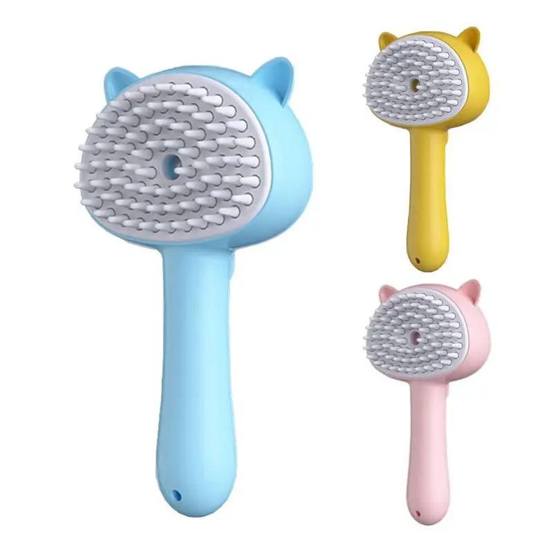 Cat Steamy Brush,Self Cleaning Steam Cat Brush Massage Electric Spray Cat Hair Brushes for Massage Grooming Comb Hair Removal
Cat Steamy Brush,Self Cleaning Steam Cat Brush Massage Electric Spray Cat Hair Brushes for Massage Grooming Comb Hair Removal