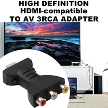 AV Digital Signal HDMI-compatible to 3 RCA Audio Adpter Component Converter Video for PC Projector Tablet Computers
AV Digital Signal HDMI-compatible to 3 RCA Audio Adpter Component Converter Video for PC Projector Tablet Computers