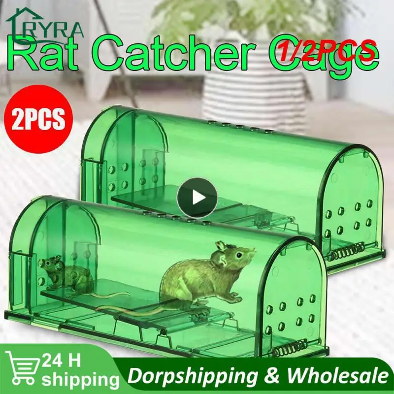 1/2PCS Smart Self-locking Mousetrap Safe Firm Transparent Household Mouse Catcher Control Cage Mice Rodent Catcher Rat Trap
1/2PCS Smart Self-locking Mousetrap Safe Firm Transparent Household Mouse Catcher Control Cage Mice Rodent Catcher Rat Trap