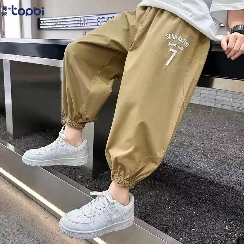2023 Children Anti-mosquito Pants Summer Ice Silk Bloomers Quick Dry Sport Pants Teen Boy Casual Jogger Pants Trousers Kids Clot
2023 Children Anti-mosquito Pants Summer Ice Silk Bloomers Quick Dry Sport Pants Teen Boy Casual Jogger Pants Trousers Kids Clot