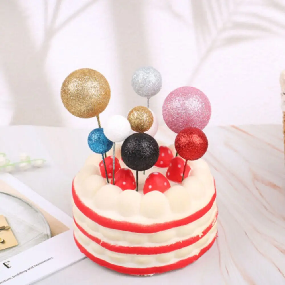 20 шт., разноцветные шарики для украшения торта 
20 шт., разноцветные шарики для украшения торта