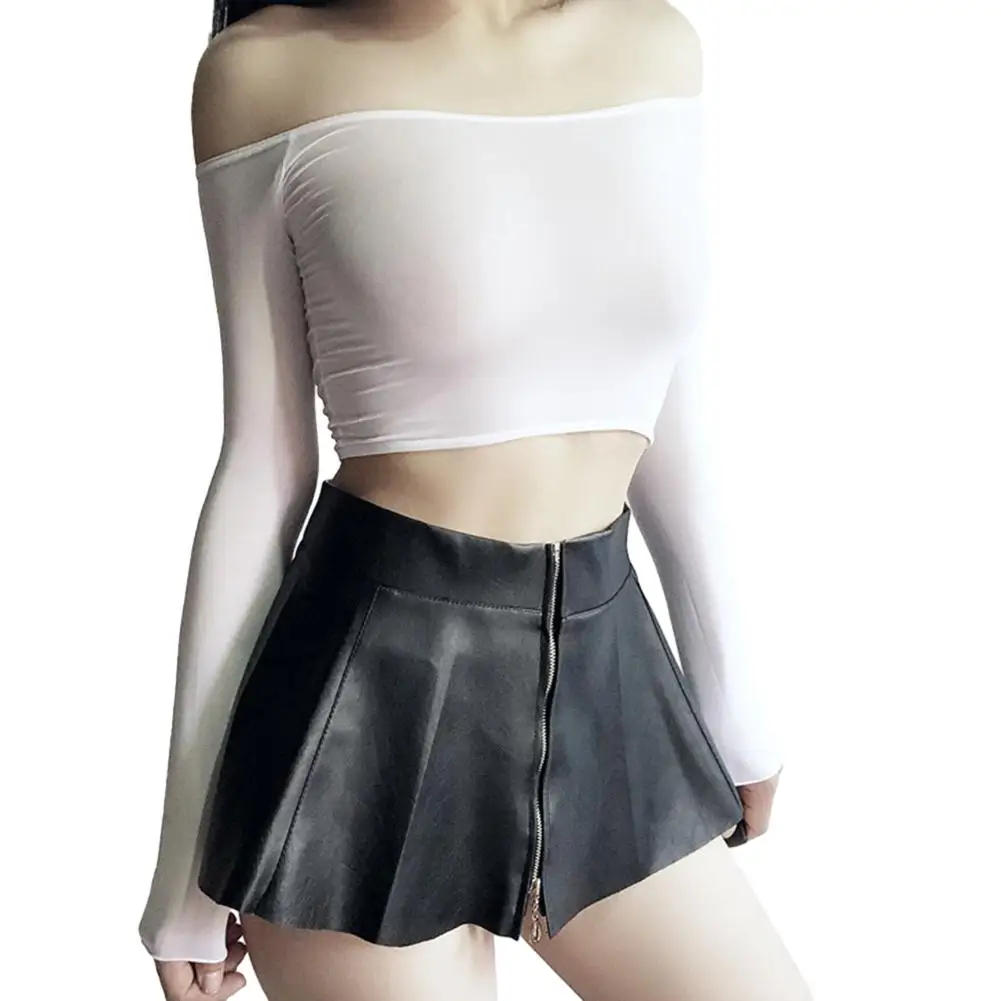 Sexy Lingerie Women PU Leather Pleated Skirt Erotic Secretary Uniform Miniskirt Cosplay Costume Seductive Nightwear Uniform
Sexy Lingerie Women PU Leather Pleated Skirt Erotic Secretary Uniform Miniskirt Cosplay Costume Seductive Nightwear Uniform