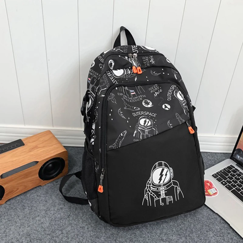 

Middle School Bags for Boys Girls Teenager Student Backpack Men Nylon Casual Campus Schoolbag