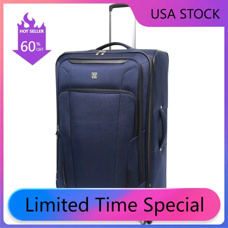 

Checked Luggagev Protege Ashfield 29" Checked 8-Wheel Spinner Luggage Navy (Exclusive)