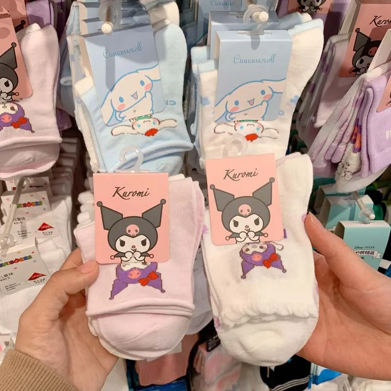 Anime Sanrio Kawaii Socks Kawaii Kuromi Cinnamoroll Harajuku Cartoon Ins Fallow All-match Cotton Crew Socks for Sweet 18Y Girl
Anime Sanrio Kawaii Socks Kawaii Kuromi Cinnamoroll Harajuku Cartoon Ins Fallow All-match Cotton Crew Socks for Sweet 18Y Girl