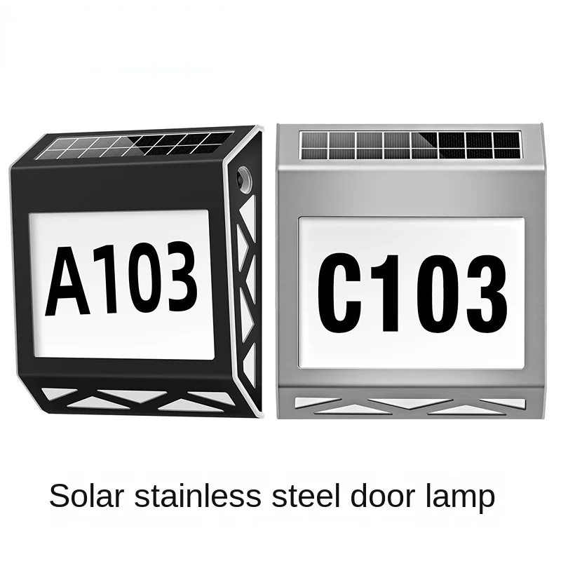 Panneau Solaire En Acier Inoxydable, Numéro De Maison Numérique, Contrôle De La Lumière, Panneau D'adresse LED, Numéro De Jardin
Panneau Solaire En Acier Inoxydable, Numéro De Maison Numérique, Contrôle De La Lumière, Panneau D'adresse LED, Numéro De Jardin
