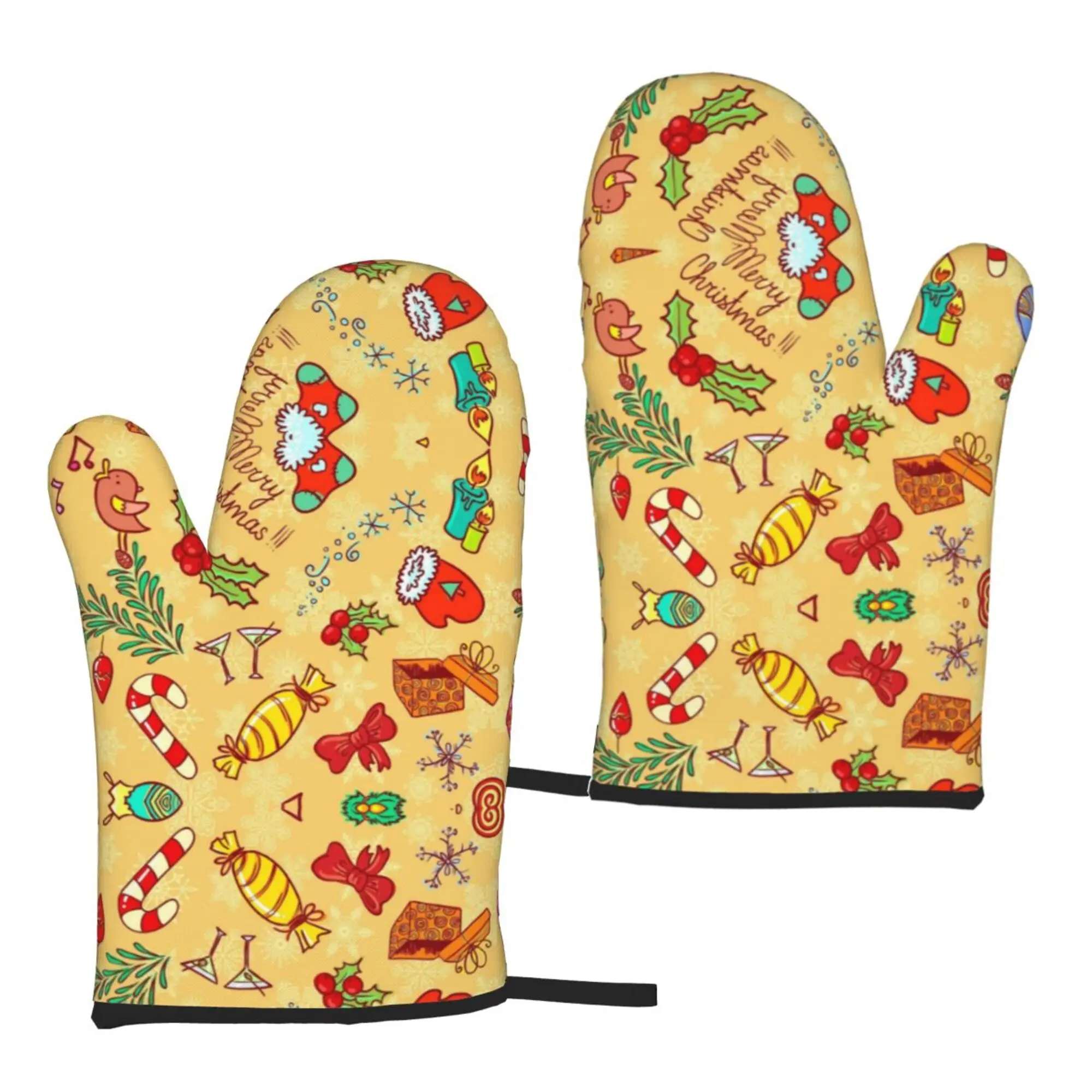 Cartoon Oven Mitts Microwave Gloves Christmas Holiday Kitchen Gloves Heat Resistant for Kitchen Cooking Baking Grilling BBQ 2pcs
Cartoon Oven Mitts Microwave Gloves Christmas Holiday Kitchen Gloves Heat Resistant for Kitchen Cooking Baking Grilling BBQ 2pcs