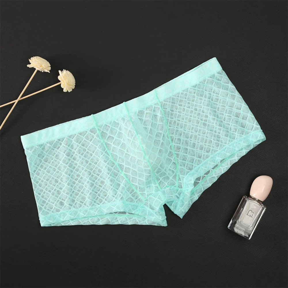 Men's Sexy Boxer Mesh Briefs Ultra Thin Pouch Transparent Underpants Man Boxershorts Fishnet Trunks Male Sports Shorts Bathsuit
Men's Sexy Boxer Mesh Briefs Ultra Thin Pouch Transparent Underpants Man Boxershorts Fishnet Trunks Male Sports Shorts Bathsuit