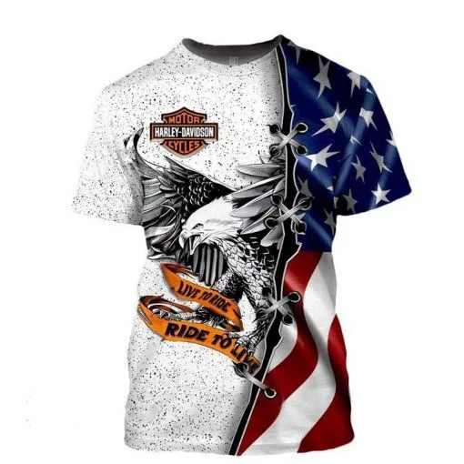 For Harley Davidson Motorcycle Racing 3D Printed Men's T-shirt Drying Clothing Loose Sportswear Oversized Casual Short Sleeve For Harley Davidson Motorcycle Racing 3D Printed Men's T-shirt Drying Clothing Loose Sportswear Oversized Casual Short Sleeve