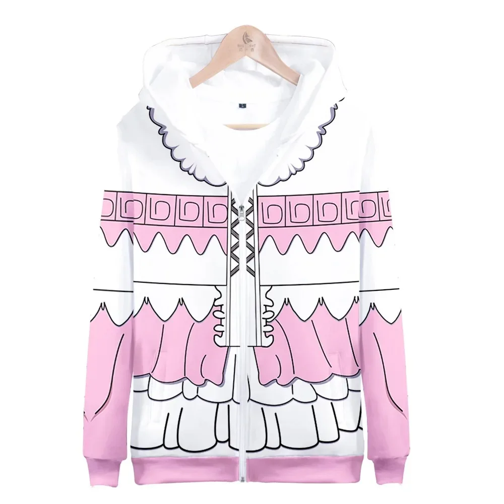 

Anime Miss Kobayashi's Dragon Maid Zip Up Hoodie Kobayashi San Chi No Maid Dragon Kanna Kamui Cosplay Zipper Hooded Jacket