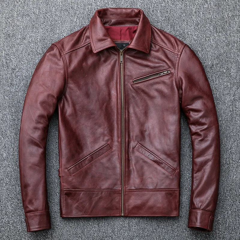 2023 Winter Embroidery Vintage Men's Leather Jacket Slim Cropped Plus Size Motorcycle Genuine Moto Leather Jacket Men
2023 Winter Embroidery Vintage Men's Leather Jacket Slim Cropped Plus Size Motorcycle Genuine Moto Leather Jacket Men