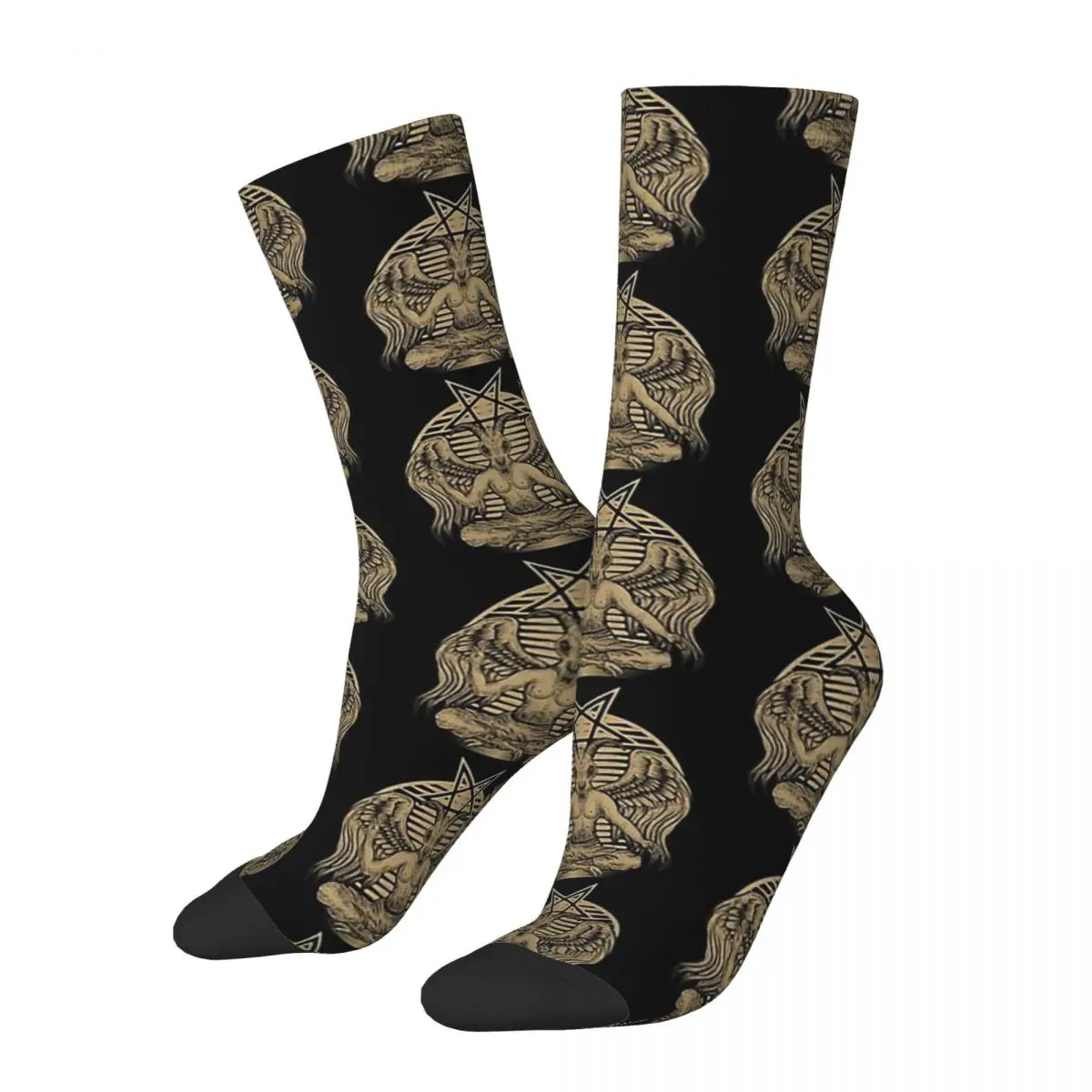Funny Crazy Sock for Men Satanic Baphomet And Pentagram Hip Hop Harajuku Baphomet Satan Lucifer Pattern Printed Boys Crew Sock
Funny Crazy Sock for Men Satanic Baphomet And Pentagram Hip Hop Harajuku Baphomet Satan Lucifer Pattern Printed Boys Crew Sock