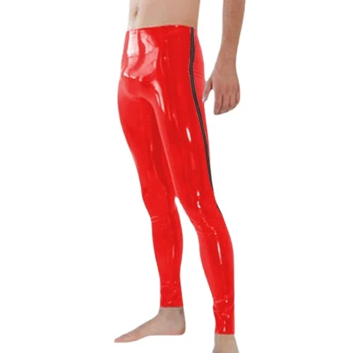 Fashion Latex Catsuit Rubber Red Trousers Black Stripe Sport Long Tight Pants Solid Color XS-XXL
Fashion Latex Catsuit Rubber Red Trousers Black Stripe Sport Long Tight Pants Solid Color XS-XXL