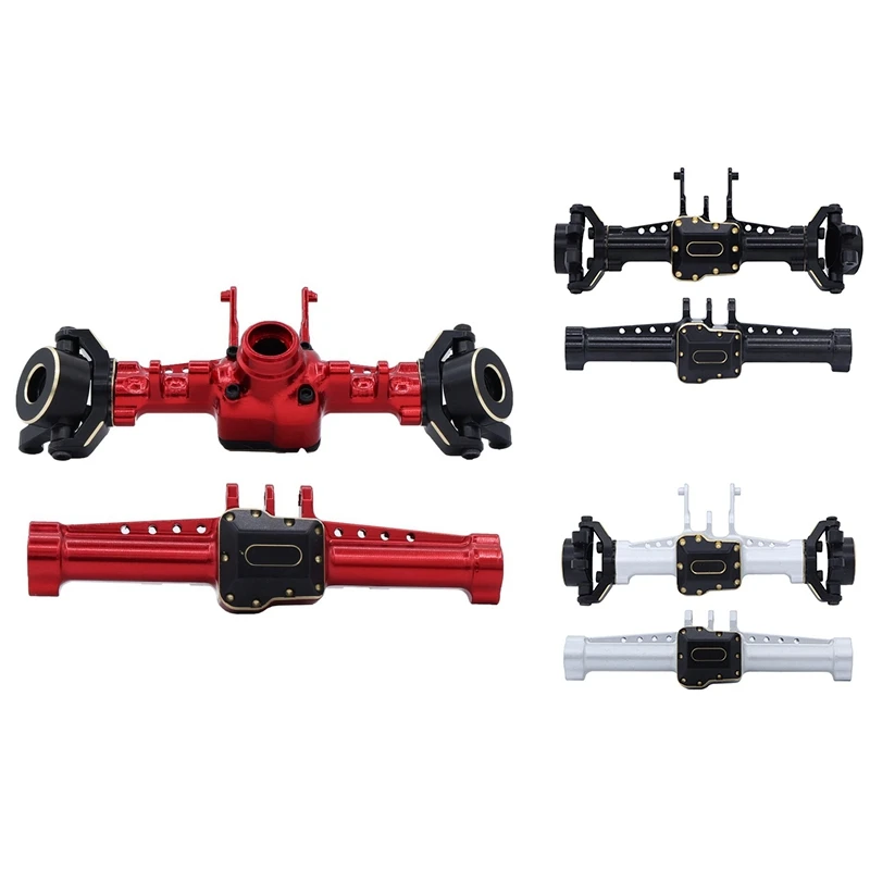 Metal Rear Axle Housing RC Car Kit With Brass Axle Cover Steering Block For TRX4M 1/18 RC Crawler Car Upgrade Parts Red
Metal Rear Axle Housing RC Car Kit With Brass Axle Cover Steering Block For TRX4M 1/18 RC Crawler Car Upgrade Parts Red