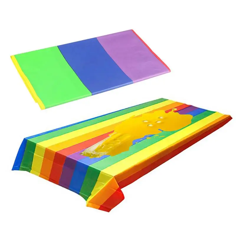 Rainbow Tablecloth Reusable Rectangular Table Cover Waterproof Dining Table Cover Outdoor Disposable Tablecloth Picnic Camping
Rainbow Tablecloth Reusable Rectangular Table Cover Waterproof Dining Table Cover Outdoor Disposable Tablecloth Picnic Camping