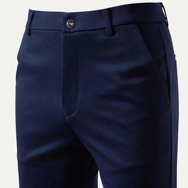 2024 Spring Summer Men Korean Fashion Business Casual Stretch Suit Pants Male Solid Slim Formal Straight Trousers Big Size 29-42
2024 Spring Summer Men Korean Fashion Business Casual Stretch Suit Pants Male Solid Slim Formal Straight Trousers Big Size 29-42
