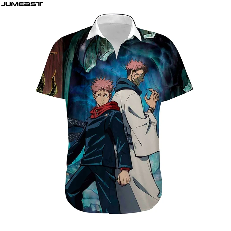 Jumeast Men Women 3D T-Shirt Oversized Male Female Cartoon Streetwear Anime Jujutsu Kaisen Short Sleeve T Shirt Hawaii Tops Tees
Jumeast Men Women 3D T-Shirt Oversized Male Female Cartoon Streetwear Anime Jujutsu Kaisen Short Sleeve T Shirt Hawaii Tops Tees