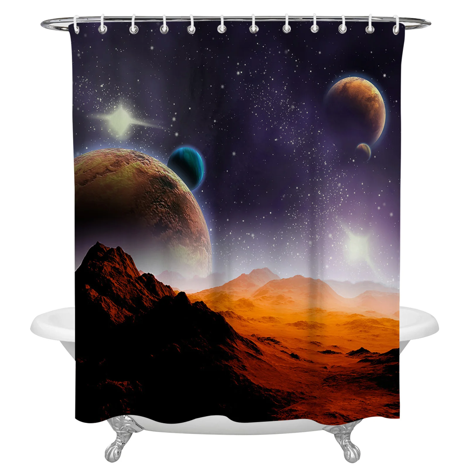 Starry Sky Universe Polka Dot Mountains Waterproof Shower Curtain Bathroom Fabric Polyester Shower Curtains Bath Decor Curtain
Starry Sky Universe Polka Dot Mountains Waterproof Shower Curtain Bathroom Fabric Polyester Shower Curtains Bath Decor Curtain
