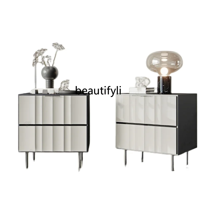Nordic Piano Paint Bedside Table Multifunctional Bedroom Two-Drawer Cabinet Drawer Locker Complete Set
Nordic Piano Paint Bedside Table Multifunctional Bedroom Two-Drawer Cabinet Drawer Locker Complete Set