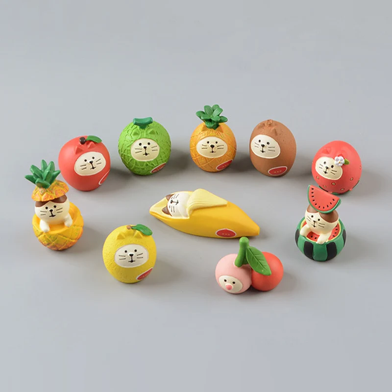 Cartoon Fruit Banana Cat Mini Figures Landscape Doll Figurine Miniature Collection Home Fairy Garden Decor Accessories Kids Toys
Cartoon Fruit Banana Cat Mini Figures Landscape Doll Figurine Miniature Collection Home Fairy Garden Decor Accessories Kids Toys