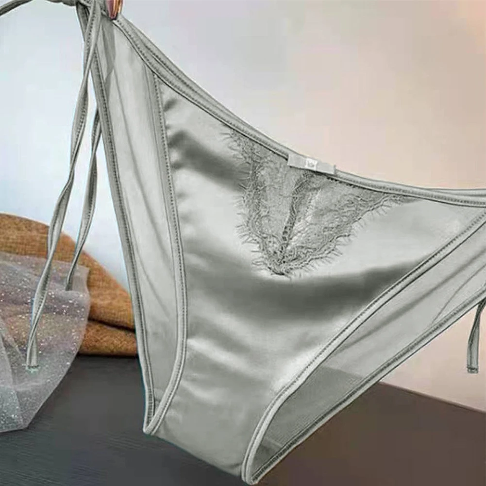 New Woman Satin Silk Lace Panties Briefs Lingerie For Woman Adjustable Waist Female Underwear Briefs Seamless Briefs Underpants
New Woman Satin Silk Lace Panties Briefs Lingerie For Woman Adjustable Waist Female Underwear Briefs Seamless Briefs Underpants