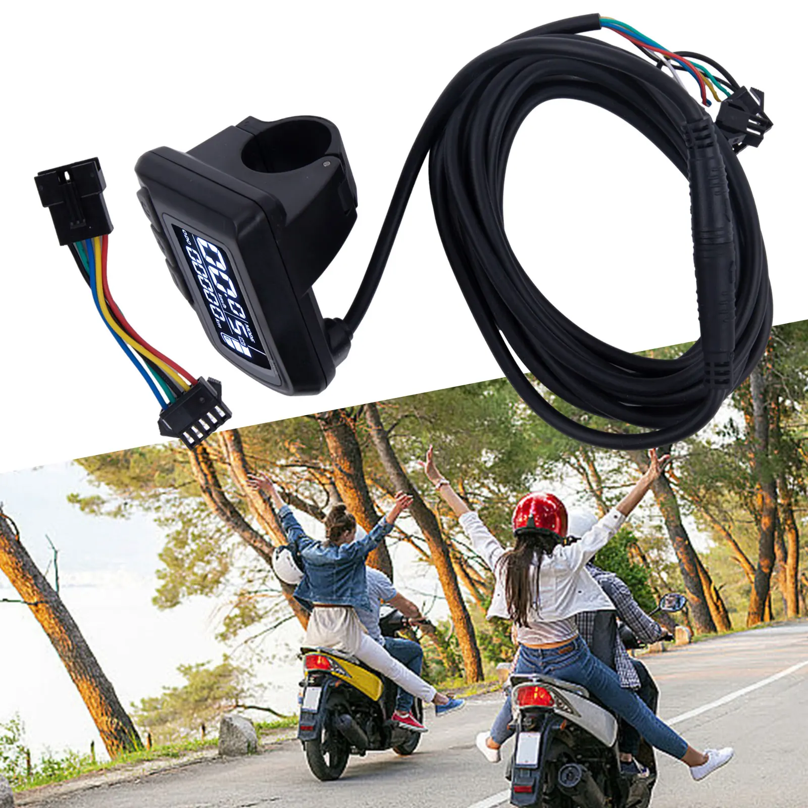 2023new E-bike LCD EN06 дисплей комплекты 6 контактов 24/36/48 в панель управления Водонепроницаемый соединительный кабель адаптера запасные части
2023new E-bike LCD EN06 дисплей комплекты 6 контактов 24/36/48 в панель управления Водонепроницаемый соединительный кабель адаптера запасные части