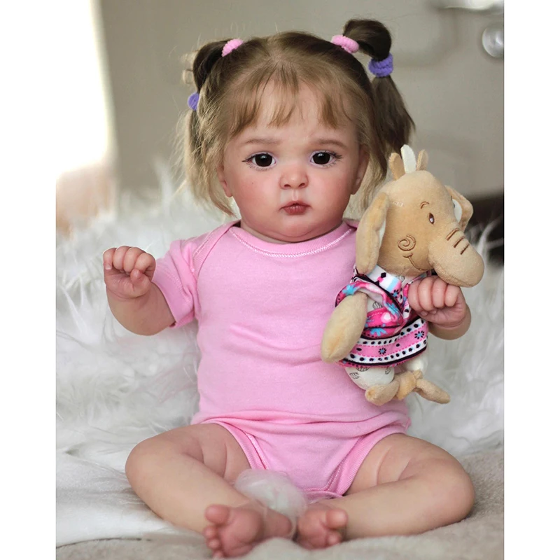 

Кукла-младенец Reborn, 48 см, джоки, мягкое тело, Реалистичная 3d-кожа с видимыми венами, Высококачественная кукла ручной работы