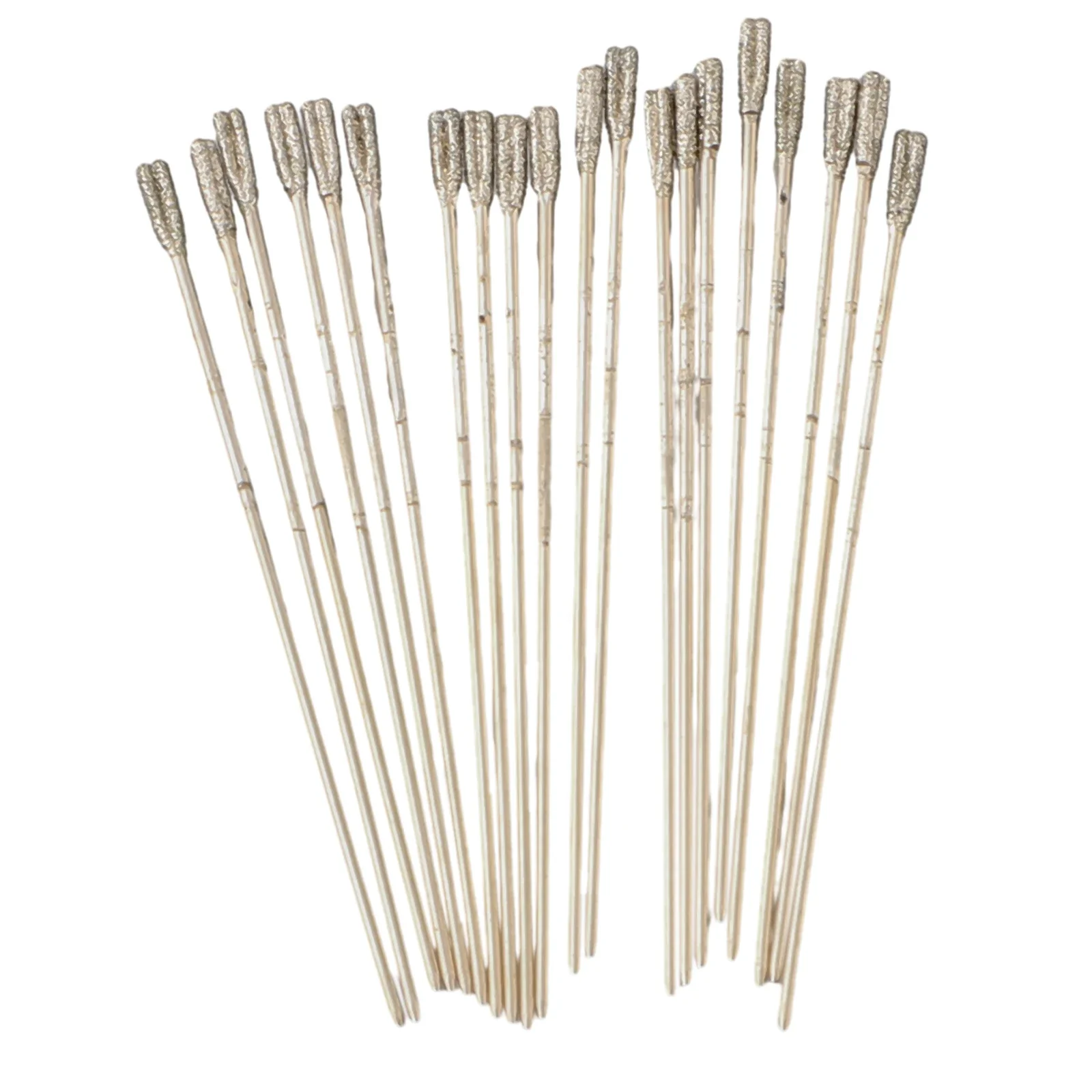 20pcs 1mm Diamond Coated Lapidary Drill Bits Solid Bits Needle For Jewelry Ceramic Agate Jade Amber Crystal Drilling Tool
20pcs 1mm Diamond Coated Lapidary Drill Bits Solid Bits Needle For Jewelry Ceramic Agate Jade Amber Crystal Drilling Tool