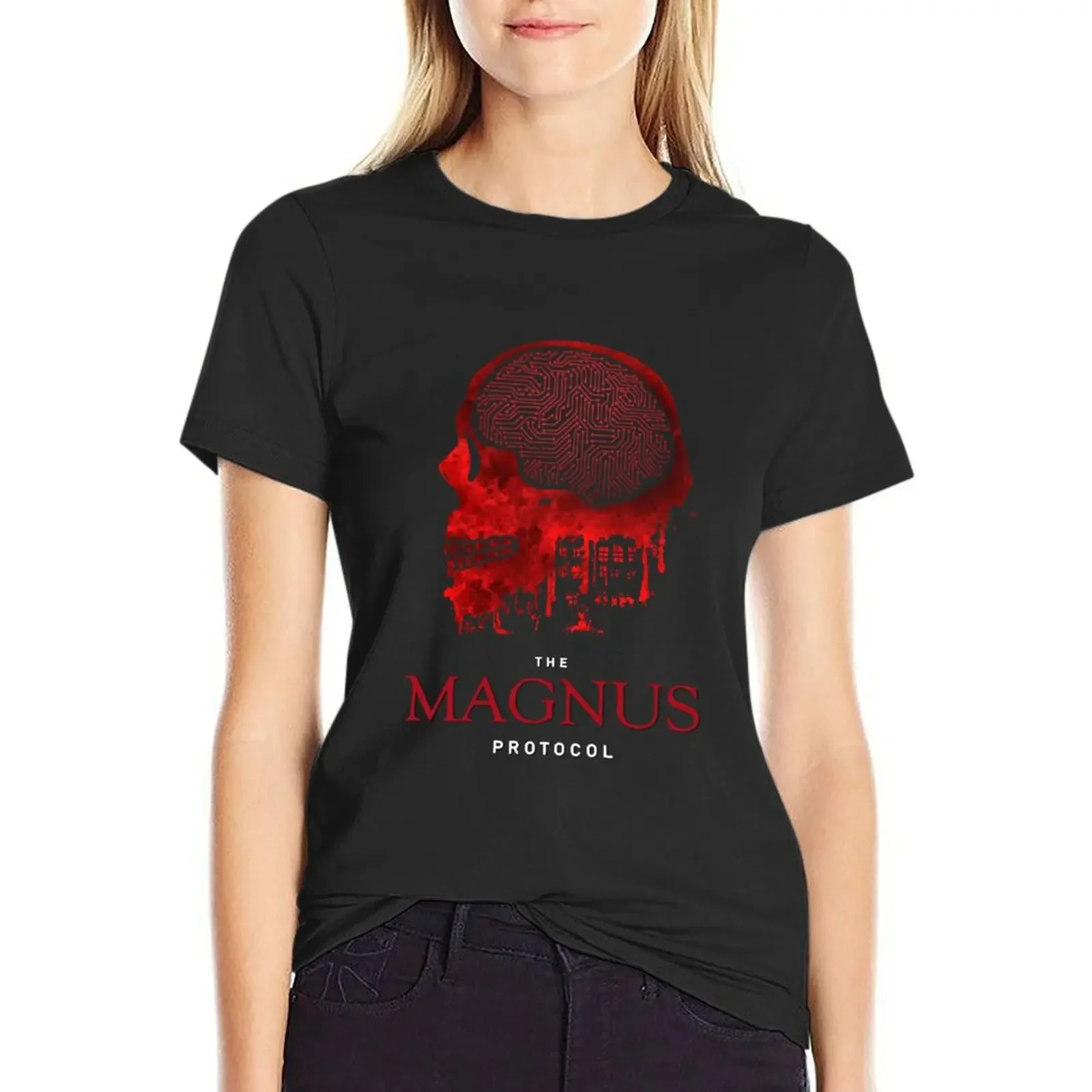 

The Magnus Protocol - On Your Mind (dark shirts) T-shirt hippie clothes workout shirts for Women loose fit