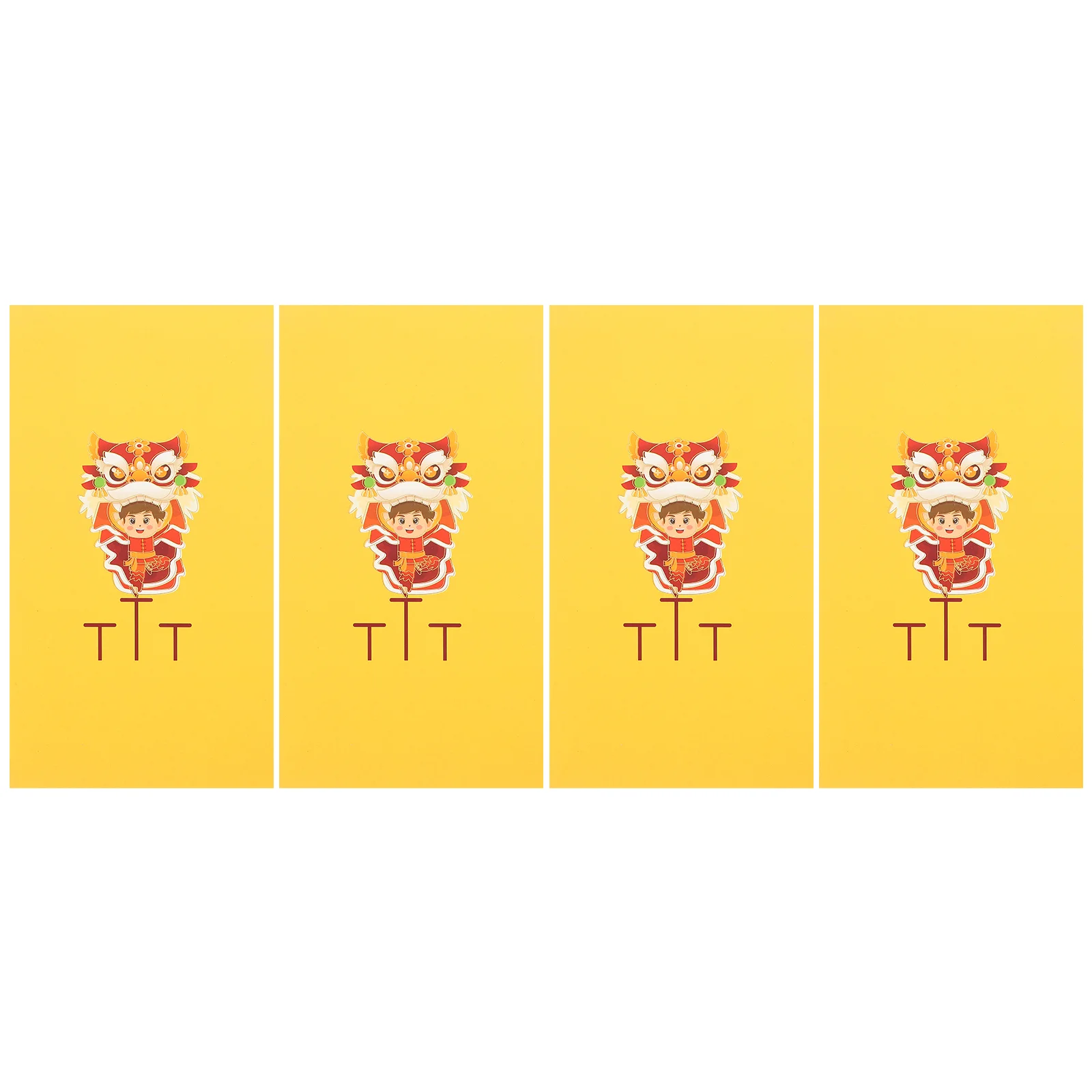 4 Pcs Greeting Cards Money Envelopes for Cash Gifts Wedding Lucky Chinese Style Red Spring Festival
4 Pcs Greeting Cards Money Envelopes for Cash Gifts Wedding Lucky Chinese Style Red Spring Festival
