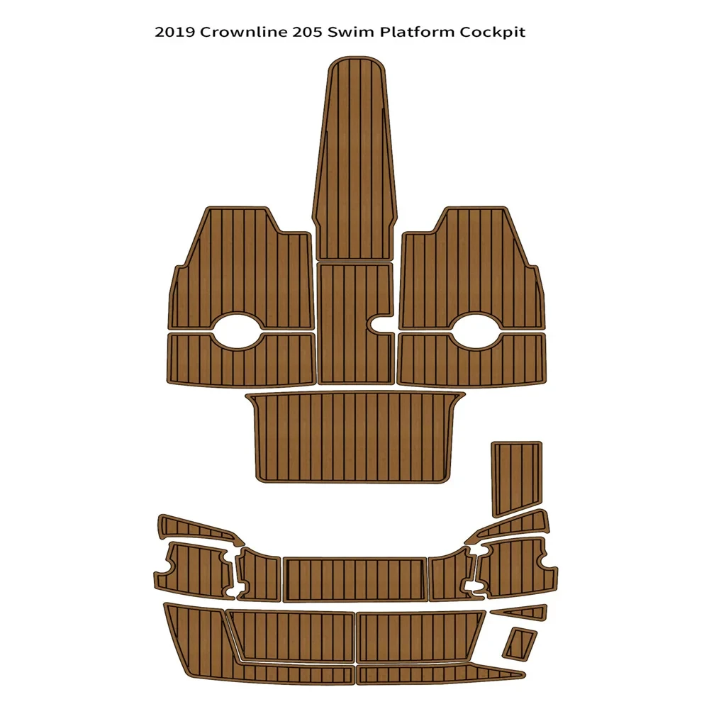 

2019 г., Crownline, 205 г., напольный коврик из пеноматериала EVA с платформой для плавания и лодки в кабине