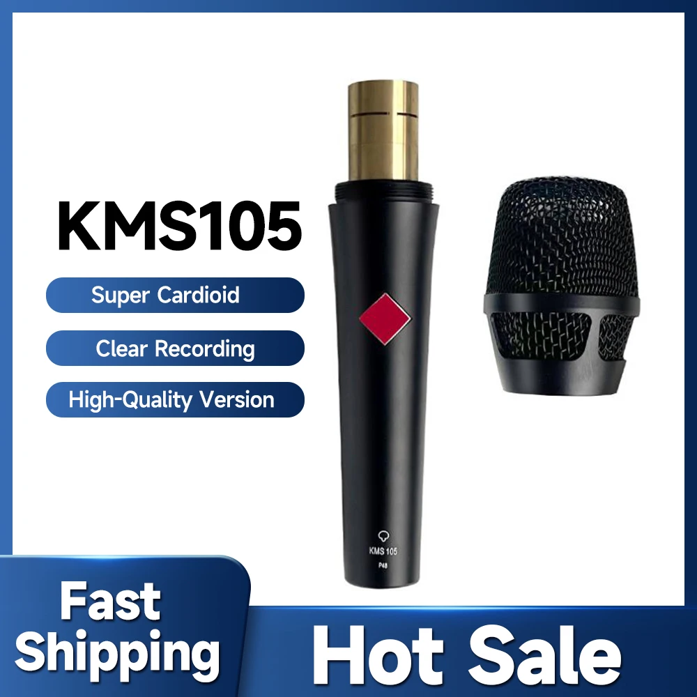 KMS105 Supercardioid Professional Condenser Microphone for Computer Recording Gaming Singing Living Karaoke Vocal
KMS105 Supercardioid Professional Condenser Microphone for Computer Recording Gaming Singing Living Karaoke Vocal