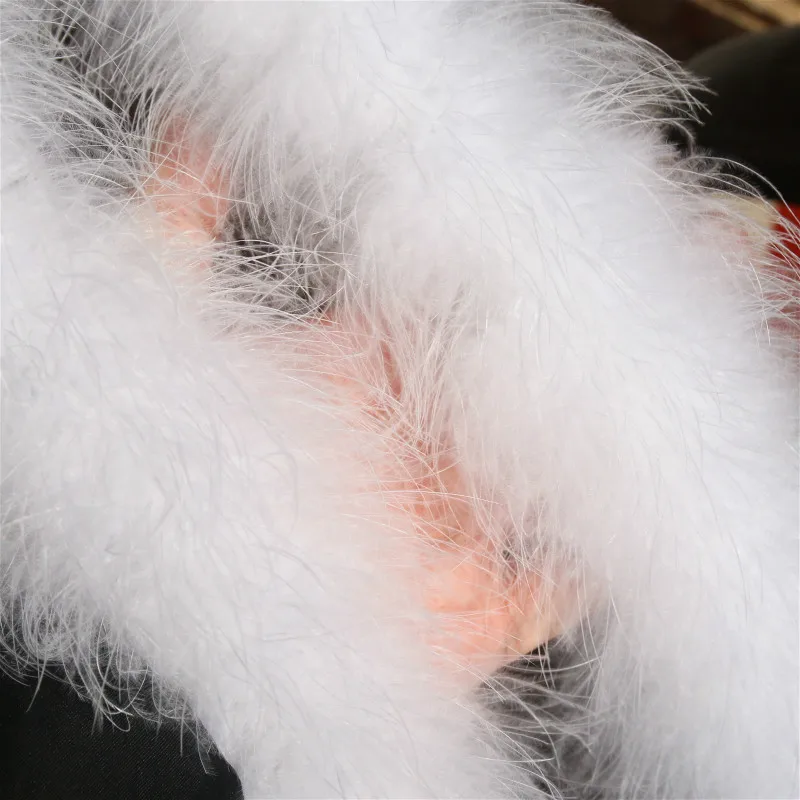 Thicken encrypted large turkey feather strip DIY color wool strip scarf stage performance clothing accessories
Thicken encrypted large turkey feather strip DIY color wool strip scarf stage performance clothing accessories