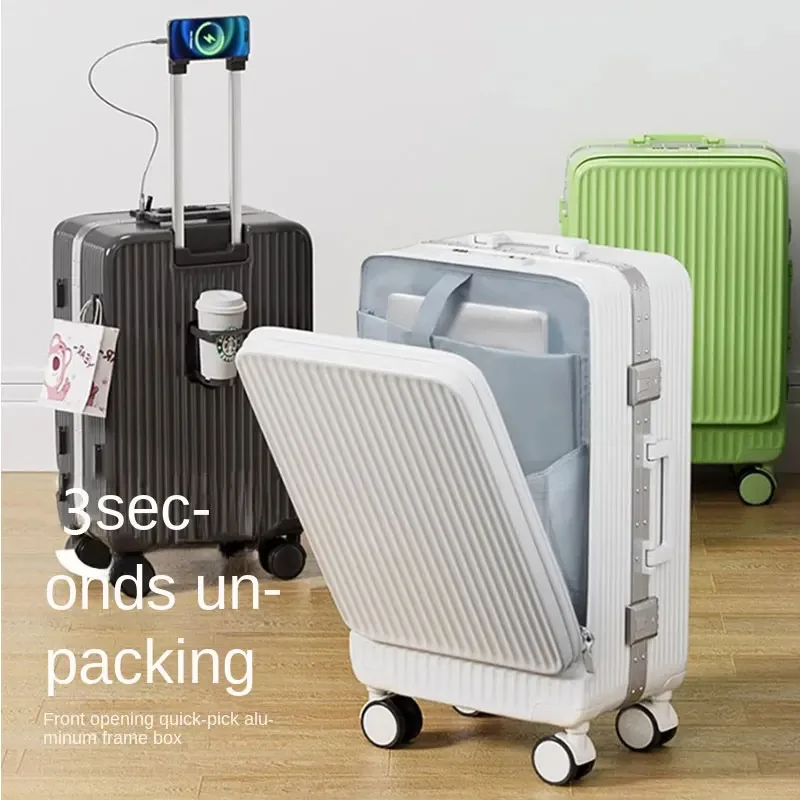 

Многофункциональный чемодан Горячая Распродажа, чемодан ручная кладь дорожная сумка для ручной клади 18 дюймов чемоданы на колесах, чемодан с USB-подставкой и колесами 28 дюймов
