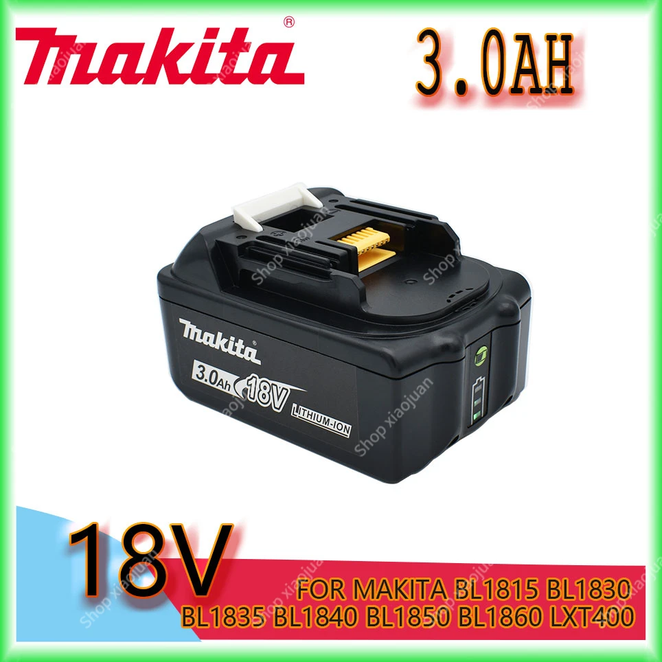 100% Original Makita 18V 3.0Ah li-ion battery For Makita BL1830 BL1815 BL1860 BL1840 Replacement Power Tool Battery 
100% Original Makita 18V 3.0Ah li-ion battery For Makita BL1830 BL1815 BL1860 BL1840 Replacement Power Tool Battery