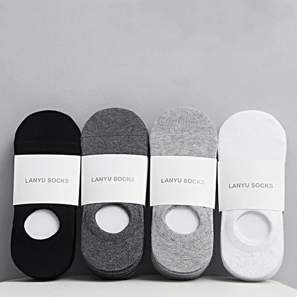 

All-match Breathable Women Simple Soft Solid Color Short Socks Cotton Socks Ankle Socks Men Hosiery