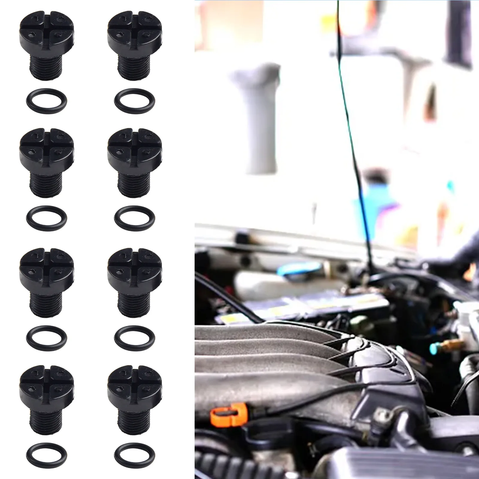Car Bleed Screw 17 11 1 712 788 17111712788 17x10mm ABS & Rubber Direct Replacement For BMW 1 3 5 7 Series X3 8Pcs
Car Bleed Screw 17 11 1 712 788 17111712788 17x10mm ABS & Rubber Direct Replacement For BMW 1 3 5 7 Series X3 8Pcs