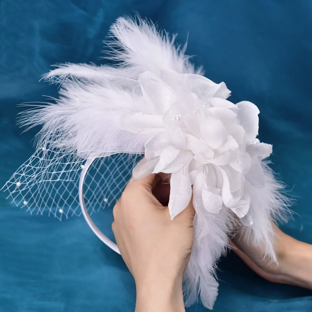 Wedding Hair Accessories Party Dresses Feather Veil Super Fairy Face Covering Bridal Headpieces Luxury Woman Ceremony Bridesmaid
Wedding Hair Accessories Party Dresses Feather Veil Super Fairy Face Covering Bridal Headpieces Luxury Woman Ceremony Bridesmaid