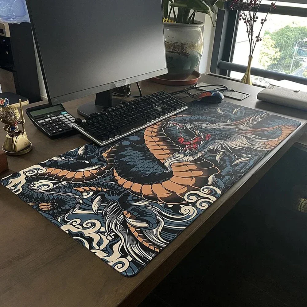 Large Gaming Mouse Pad Japanese Dragon PC Gamer Accessories Office Computer Keyboard Mousepad XXL Laptop 900x400 Desk Mat
Large Gaming Mouse Pad Japanese Dragon PC Gamer Accessories Office Computer Keyboard Mousepad XXL Laptop 900x400 Desk Mat