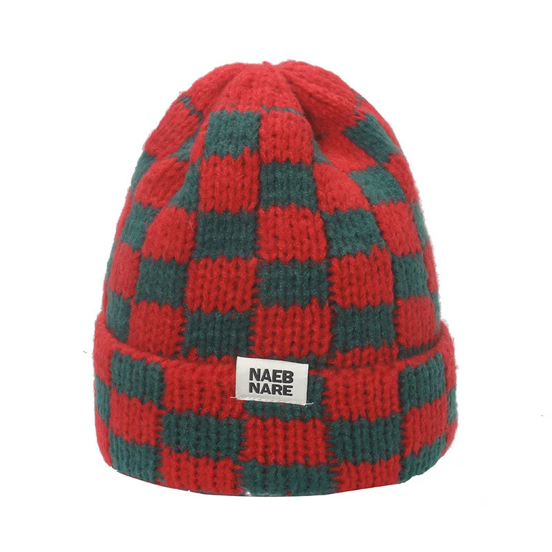 Plaid Knit Beanie Hat Winter Warm Hat Stylish Soft Ski Hat Skull Cap Short Knitted Hats Brimless Hat Windproof Outdoor Caps
Plaid Knit Beanie Hat Winter Warm Hat Stylish Soft Ski Hat Skull Cap Short Knitted Hats Brimless Hat Windproof Outdoor Caps